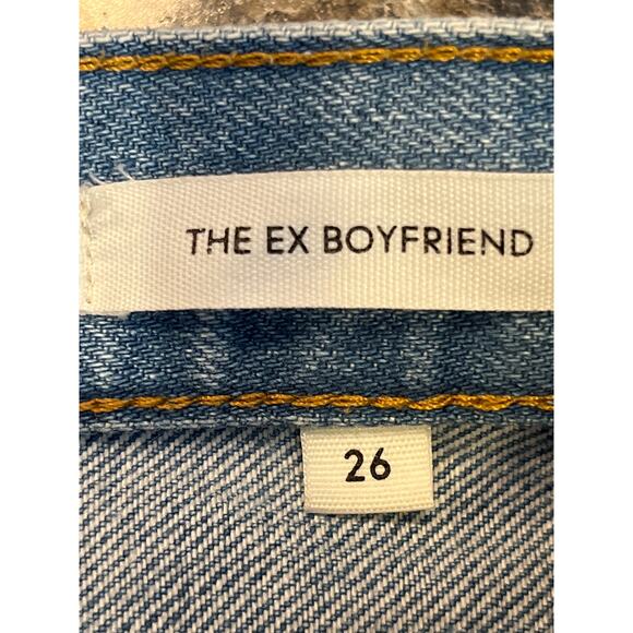 Aritizia Denim Forum Size 26 The Ex Boyfriend High Rise Jean Button Fly - Picture 7 of 10